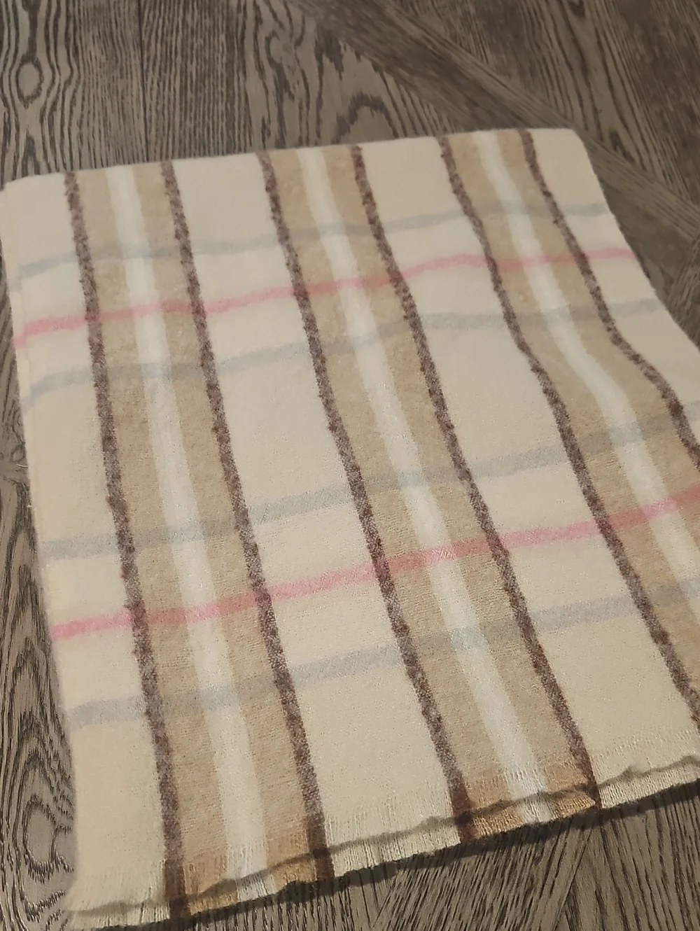 On 34th For Macys Plaid Wrap Blanket Scarf NWT $42
